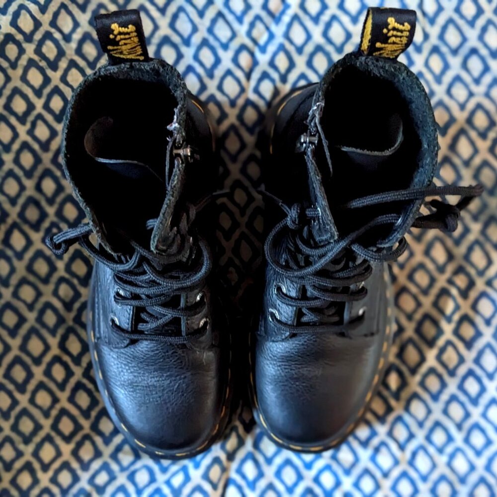 Dr. Martens Jadon III Pisa Leather Platform Boots Women’s US 5 EUR 36 UK 3 - Picture 8 of 11